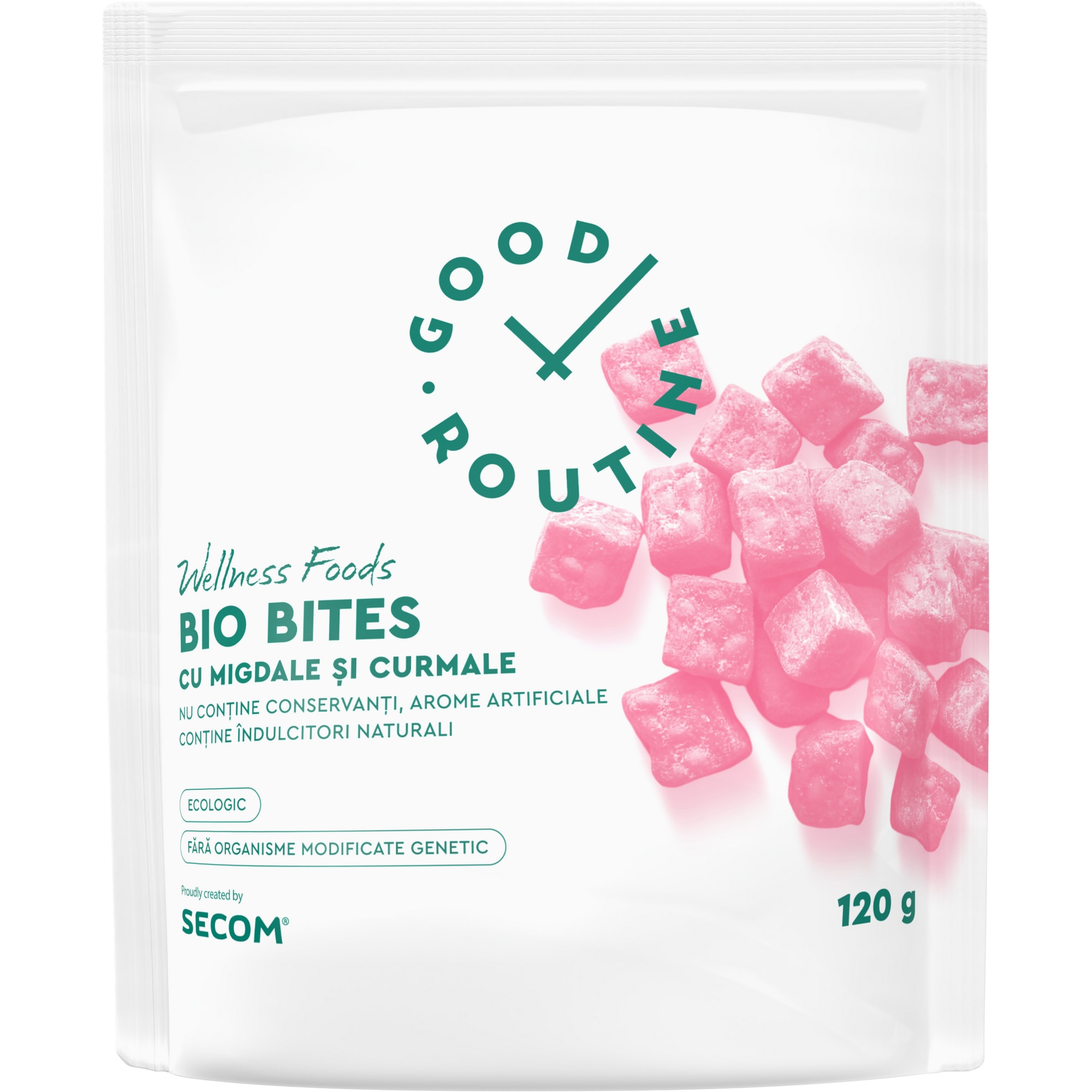 BIO Bites Good Routine, Cu Migdale si Curmale, 120g