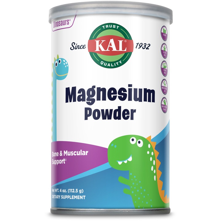 Magnesium Powder Magneziu Pentru Copii, KAL, 112.5g