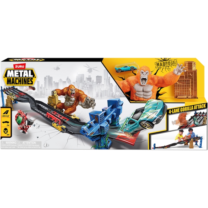 Set de joaca Metal Machines - Pista gorilei