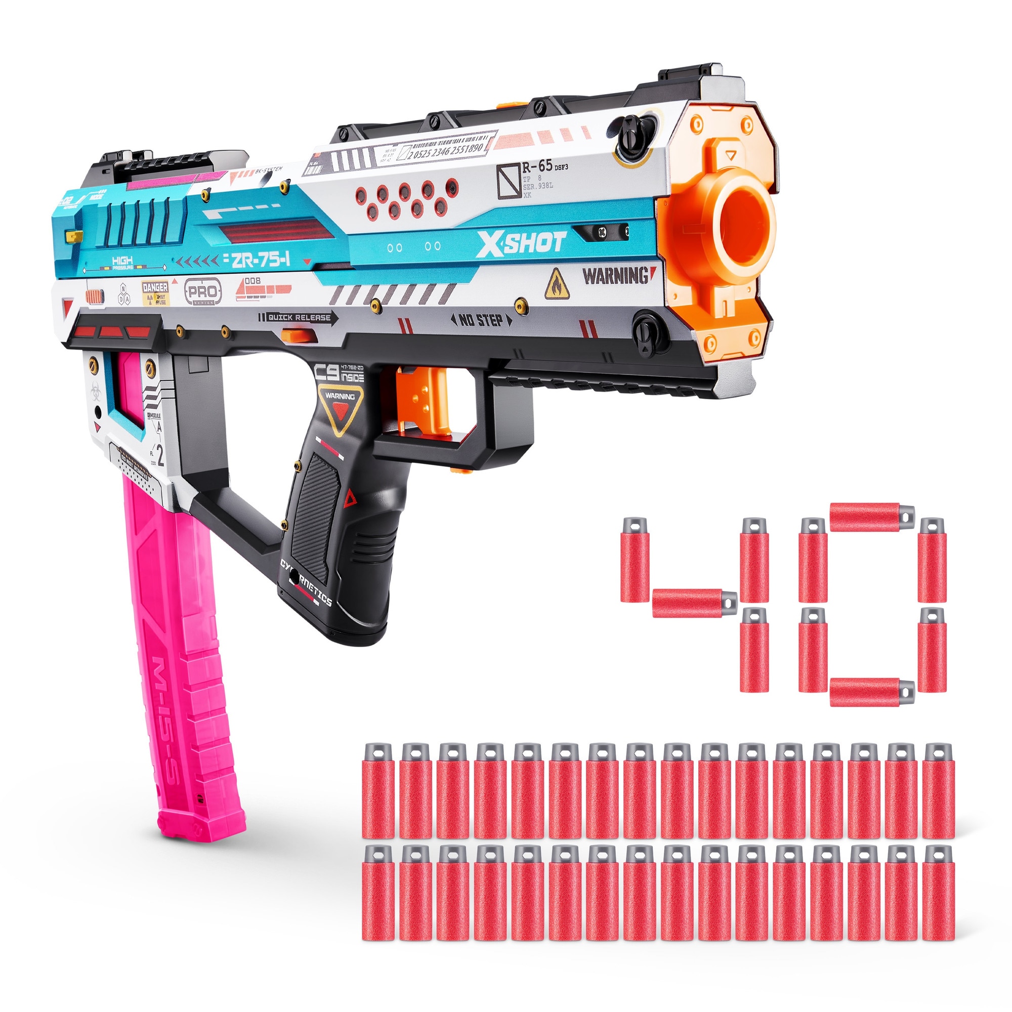Blaster X-Shot - Skins Pro, Fury-X, 40 proiectile - eMAG.ro