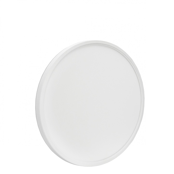 Плафон Spectrum LED Nymphea Flat Duo 36W, бял, 400x26mm, IP54, регулируема температура на светлината