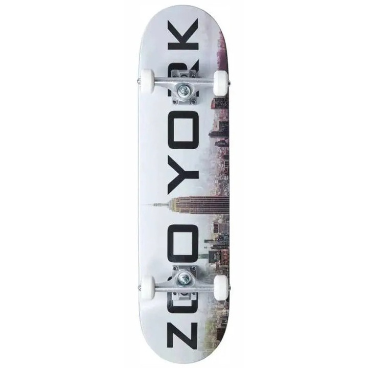 Skateboard Zoo York City, 8", 7 straturi, 31.5"x8", 52mm roti, 88A