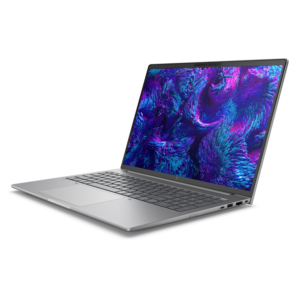 Laptop HP ZBook 8 G1i AI 16" Pike Silver, A3ZU1ET, 16", Intel Core Ultra 7 265H (16-core), NVIDIA RTX 500 Ada (4GB GDDR6), 64GB 5600MHz (2x32GB) DDR5, Argintiu