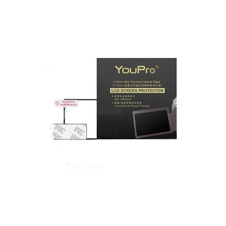 Ecran protector LCD YouPro din sticla optica pentru Canon 5D MARK IV