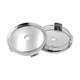 Set capace jante idealSTORE 77 mm crom, Protejeaza butucul si imbunatateste aspectul estetic al jantelor auto, Universala