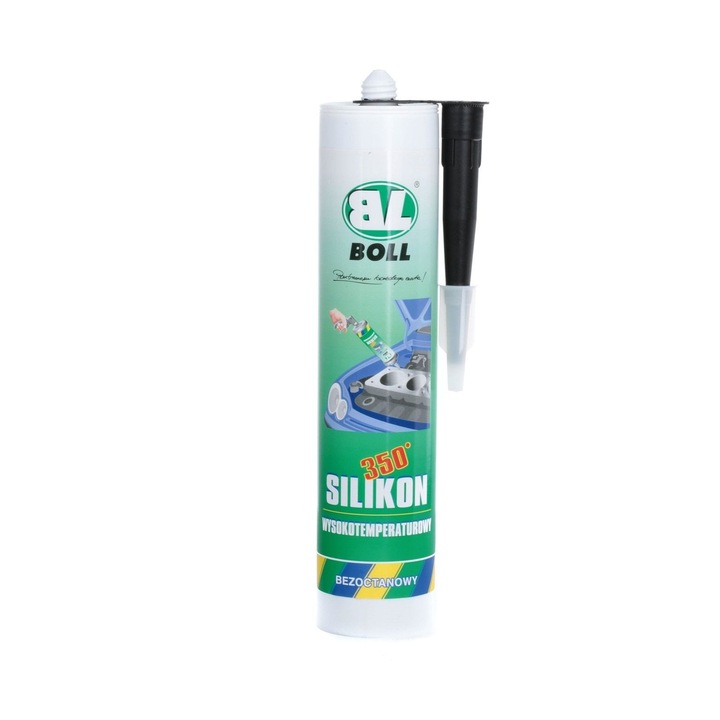 Szilikon BOLL 0070105, 290 ml, akár 350°C-ig hőálló, rugalmas, fekete