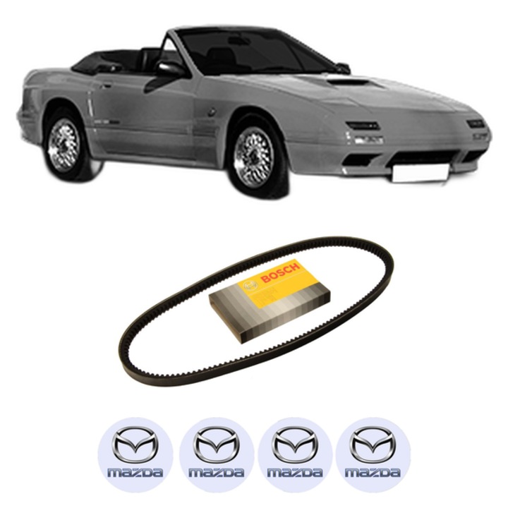 Curea transmisie accesorii MAZDA RX-7 II Convertible 1.3 Turbo (FC1032) din 1989-1991, auto, Bosch, 4x Stickere auto cu MAZDA