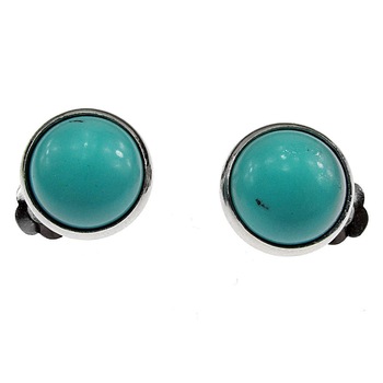 Cercei clips cu piatra semipretioasa turcoaz 12 MM, GlamBazaar, 13 mm, cu Turcoaze, Turcoaz, tip cercei clips cu pietre naturale Cercei clips cu piatra semipretioasa turcoaz 12 MM, GlamBazaar, 13 mm, cu Turcoaze, Turcoaz, tip cercei clips cu pietre naturale