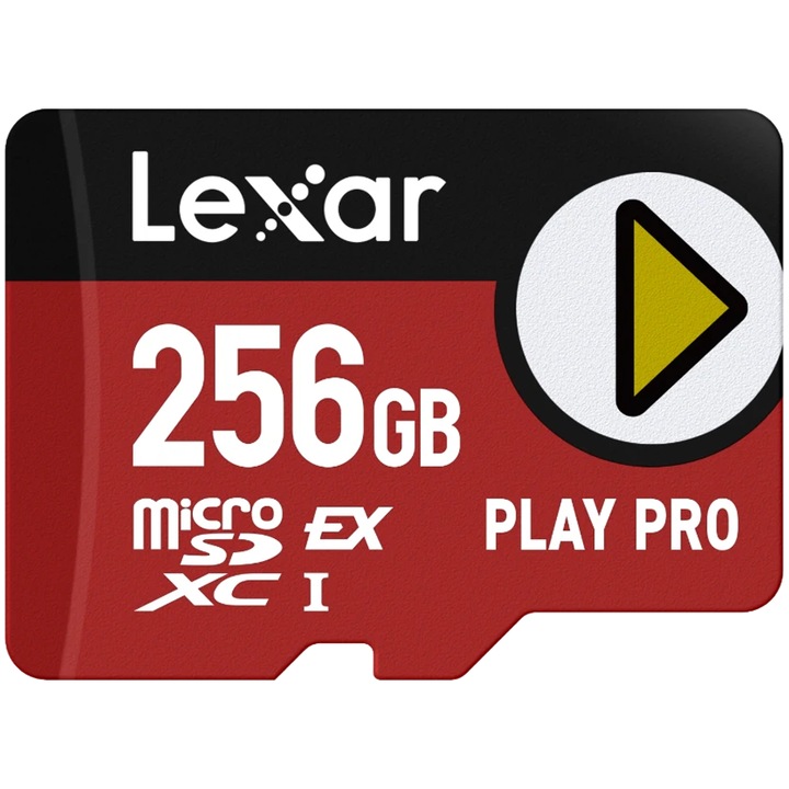 Карта microSD Lexar PLAY PRO 256GB, 900MB/s, C10, U3