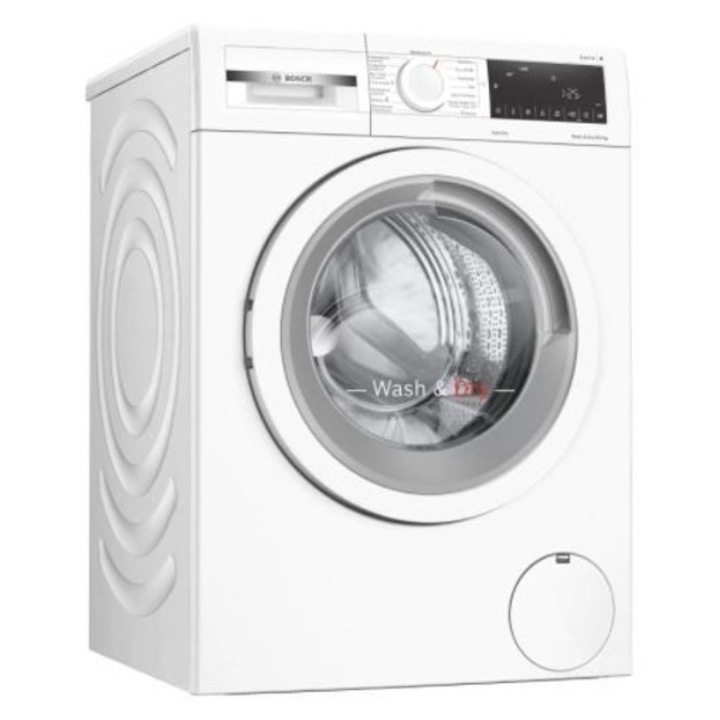 Masina de spalat rufe si uscat Bosch WNA13401PL, 5kg, parare, EcoSilence Drive, alb