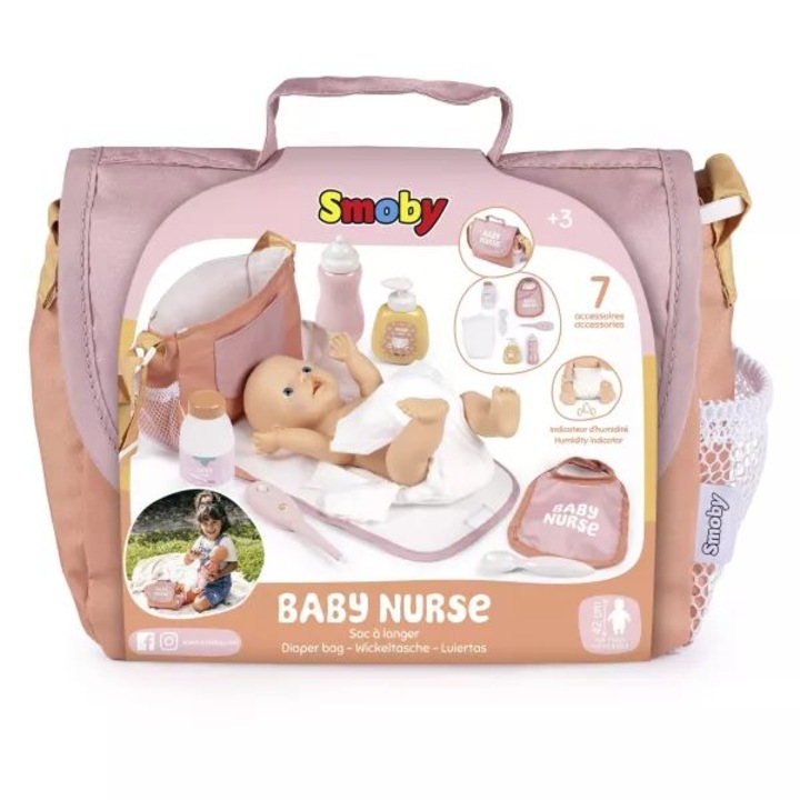 Baby Nurse: Pelenkázó táska kiegészítőkkel - 8 részes