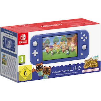 Consola Nintendo Switch Lite Blue + Animal Crossing: New Horizons
