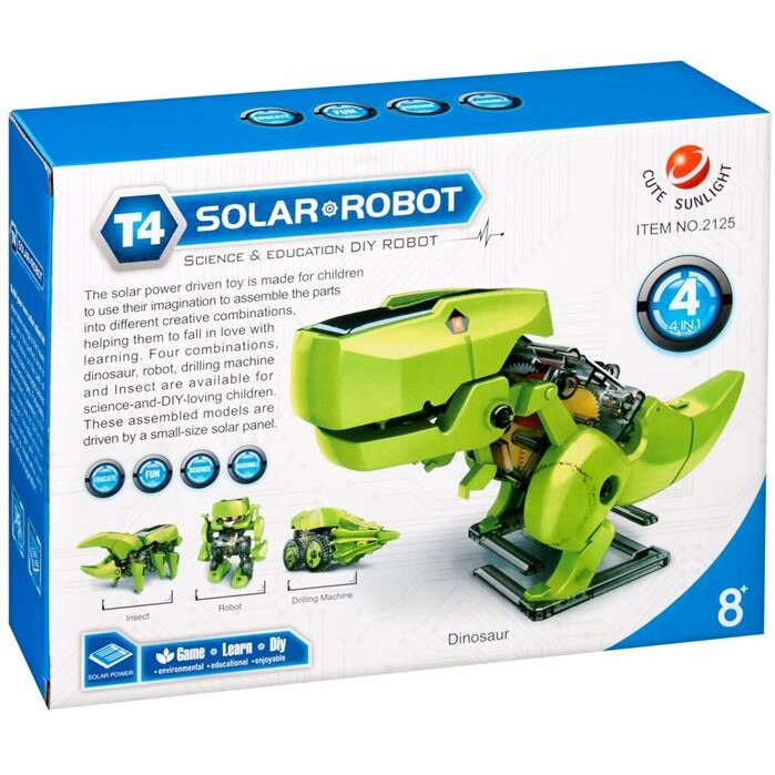 Robot solar - 4 transfomari Verde