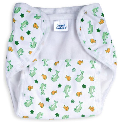 Chiloti protectie scutec, Premium, delfin, Canpol, 6 luni