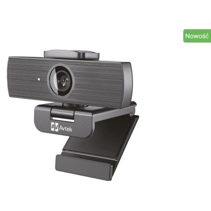 Webkamera Avtek CAM4K, 4K, autofókusz, 90°-os látószög, USB-C