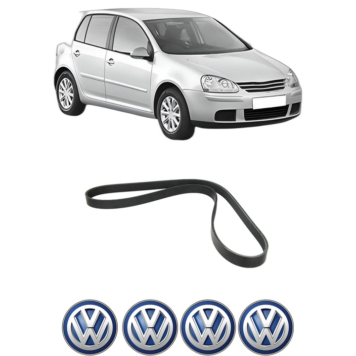 Curea transmisie accesorii Volkswagen GOLF V (1K1) 3.2 R32 4motion din 2005-2008 KW 184 CP 250 CMC 3189, auto, Bosch, 4x Stickere auto cu Volkswagen