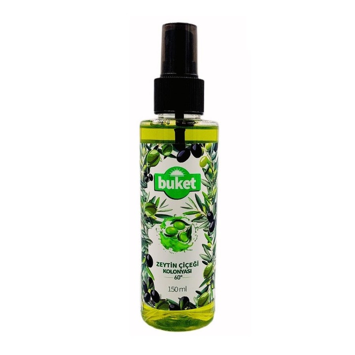 Apa de colonie Buket, flori de maslin, 150 ml, dezinfectant, racoritor, pentru baieti