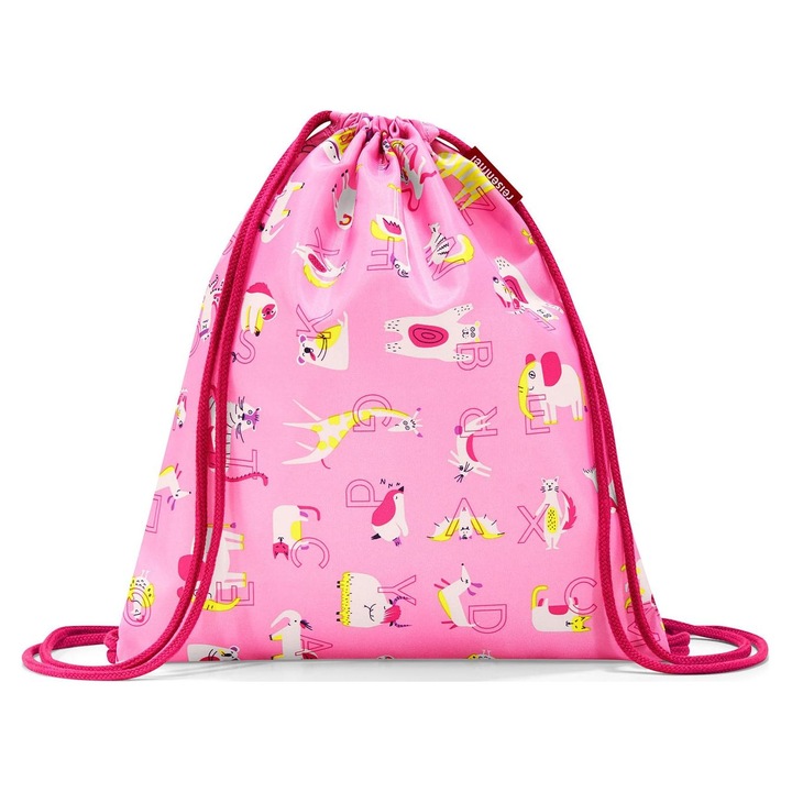 Rucsac copii Reisenthel, sac tip, roz, material hidrofug, dimensiune unică