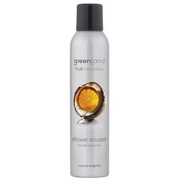 Spuma de dus, Greenland, pentru corp, cu cocos si mandarine, 200 ml Spuma de dus, Greenland, pentru corp, cu cocos si mandarine, 200 ml