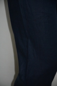 Pantaloni usori si comozi, din in, masura mare,D&J Exclusive, Bleumarin Pantaloni usori si comozi, din in, masura mare,D&J Exclusive, Bleumarin