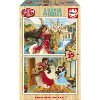 Puzzle Educa Elena din Avalor 2x25 piese Puzzle Educa Elena din Avalor 2x25 piese