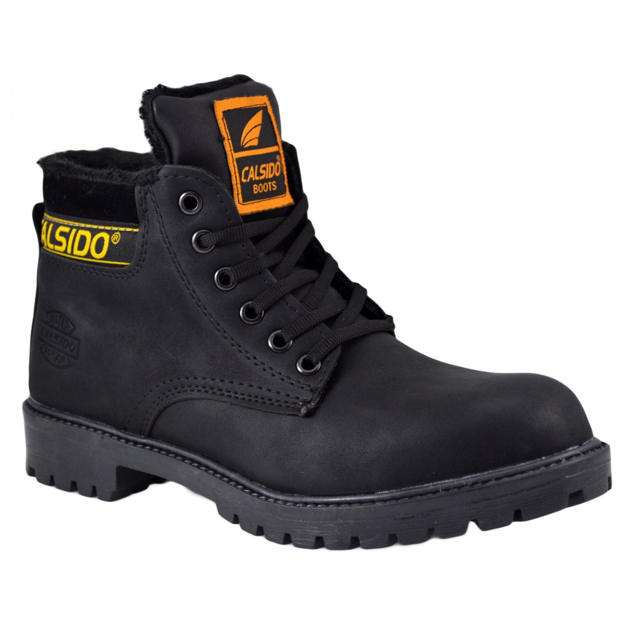 Bocanci Insulete Barbati Negre Imblanite - Calsido, 44 EU