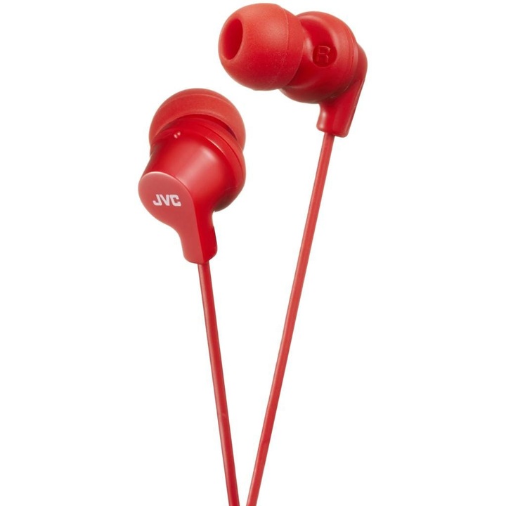 JVC HA-FX10 vezetékes fülhallgató, intraaural, 8-23000 Hz, piros, 1,2 m