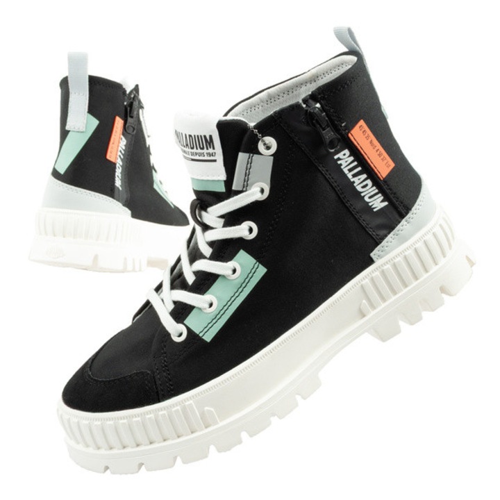 Ghete sport femei Palladium Pallashock Backzip 2, Negru