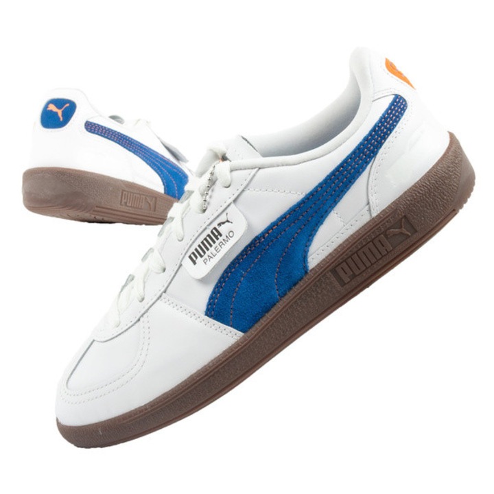 Tenisi Puma Palermo, piele, Alb