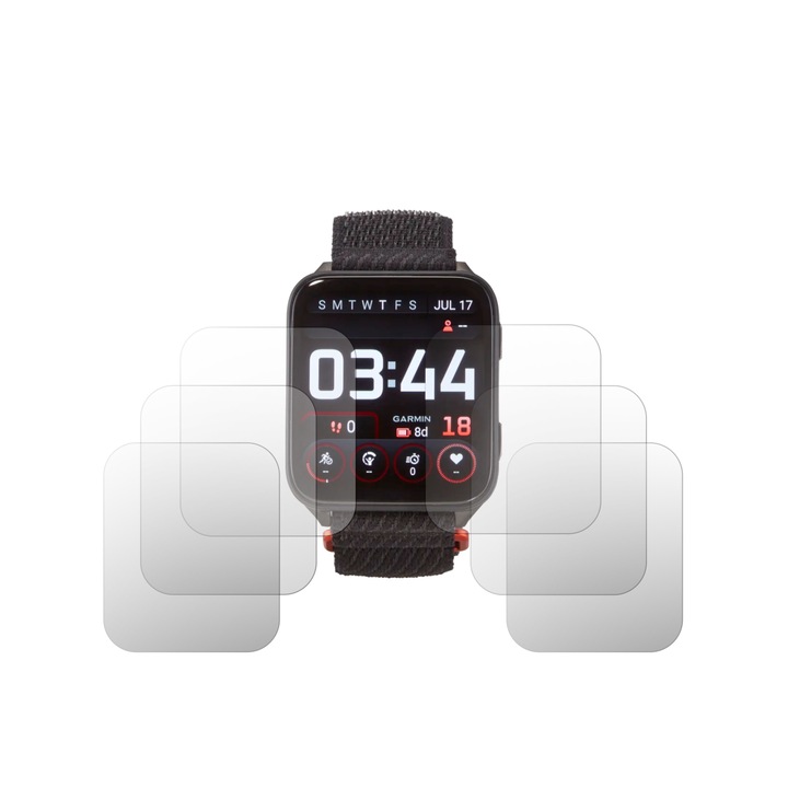 Set 6X Folie Protectie Ecran Folie24, pentru Garmin Venu X1, 3X Ultra-Clear + 3X Mate, Adezive, Flexibile cu Auto Regenerare