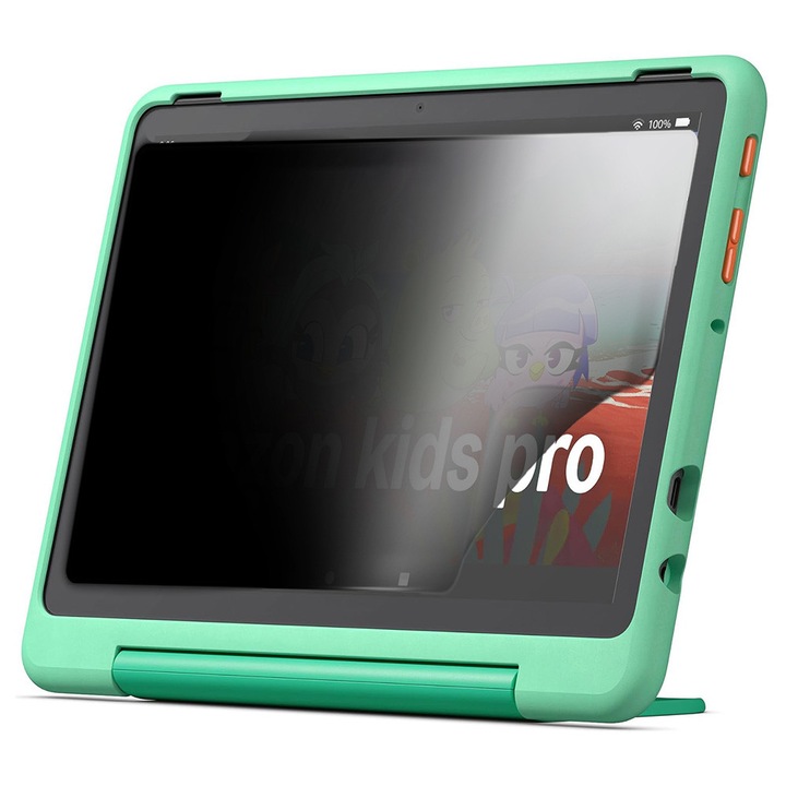 Folie Privacy pentru Amazon Fire HD 10 Kids Pro, No Spy SafeView, Confidentialitate Totala, Anti-Spy, Anti-Zgarieturi, Instalare Usoara, Anti-Amprenta, Protectie Ecran, Sensibilitate Tactila Ridicata