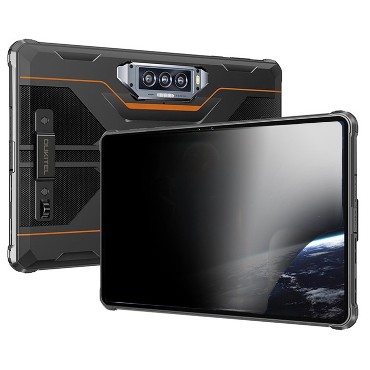 Защитно фолио за таблет COMANDO, Oukitel RT8, против шпиониране, устойчиво на надраскване, 11 инча