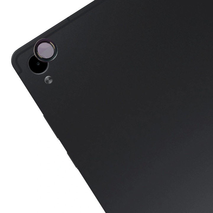 Sticla camera foto, Bizon Glass Tab Snap Lens pentru Samsung Galaxy Tab S11 11.0", negru