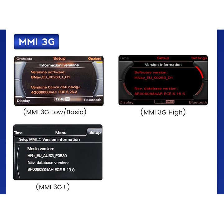 Modul CarPlay si Android Auto Wireless pentru Audi Q3 (2013-2018), MMI 3G