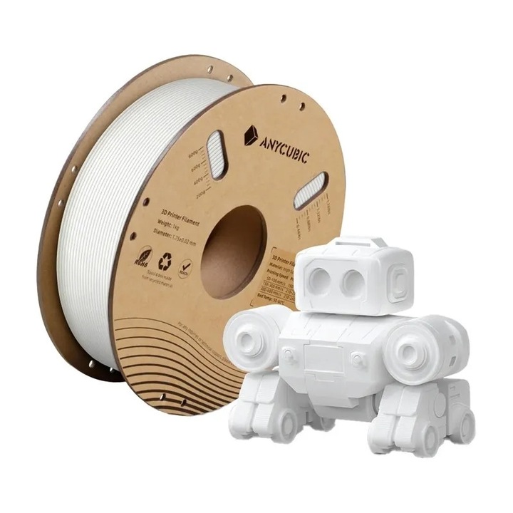 Nagy sebességű izzószál PLA Anycubic 1 KG (fehér)
