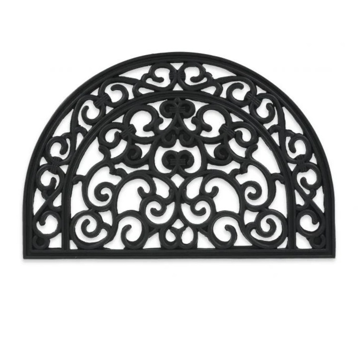 Félkör alakú gumi szőnyeg