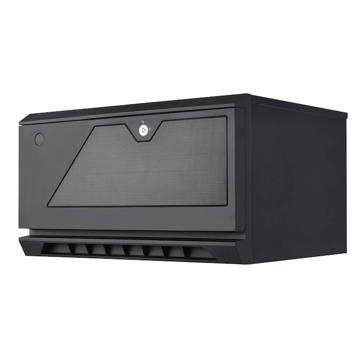 Számítógépház Silverstone SST-CS381 V1.2, ATX Midi Tower, 8 merevlemez támogatása, belső fekete, fekete szín