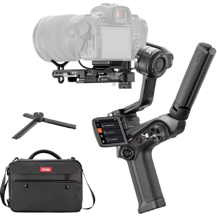 Gimbal stabilizátor ZHIYUN Weebill-2 Se, 3 tengelyes, 2"88 érintőképernyő, 460g