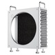 Carcasa Ulanzi Qt01 din aliaj de aluminiu pentru Mac Mini M4/M4 Pro 2024, protecție maximă, aliniere magnetică, culoare argintie