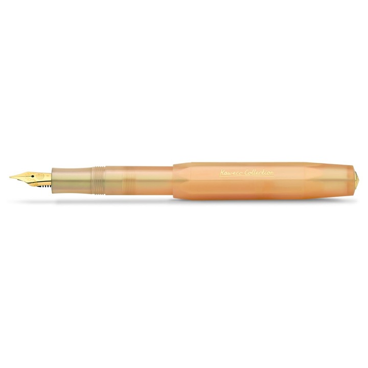Kaweco Apricot Pearl töltőtoll, acél, 13cm, B tollhegy