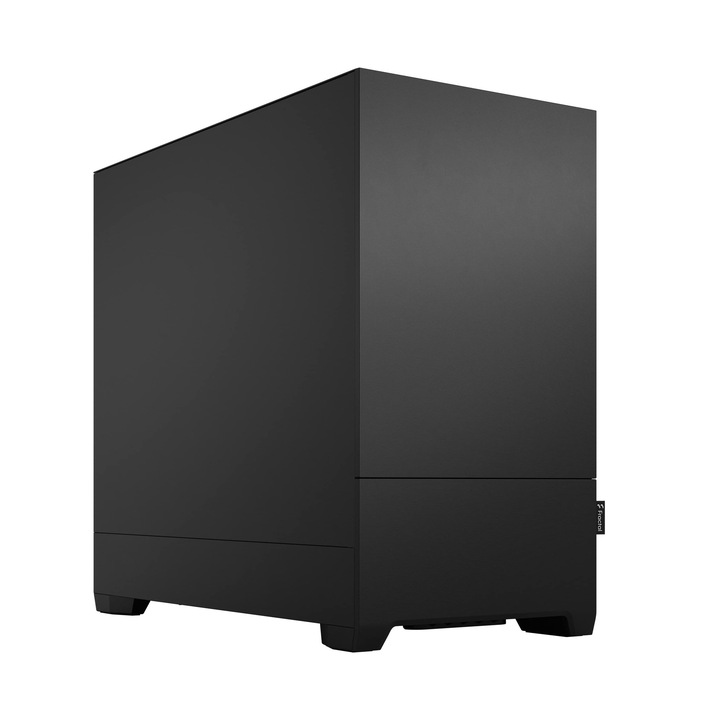 Carcasa PC Fractal Design Pop Mini Silent, Negru, Trei Ventilatoare 120mm, Panouri Fonoabsorbante