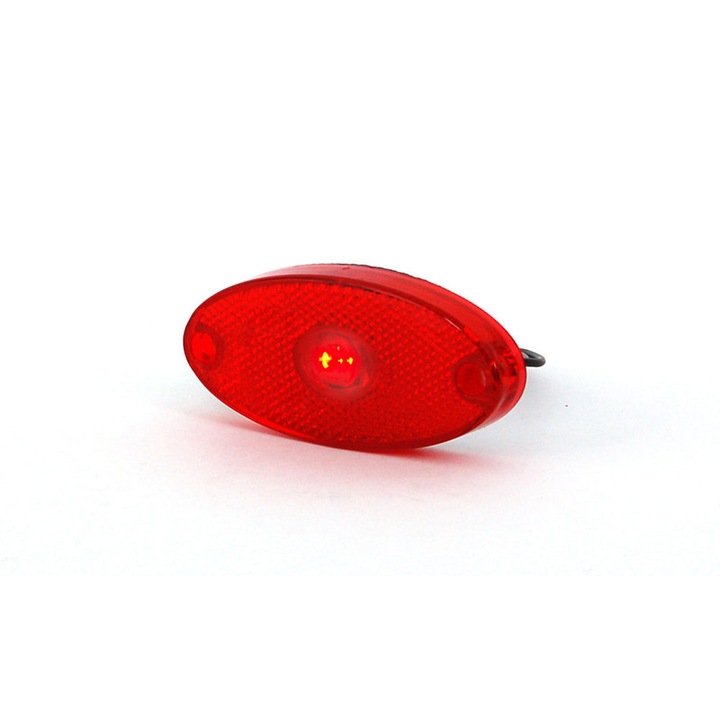 Lampa gabarit LED WAS 307P, piros, 12V-24V, univerzális