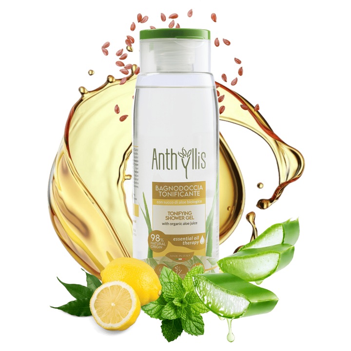 Anthyllis 2890 BIO tonizáló tusfürdő, aloe verával, 300 ml