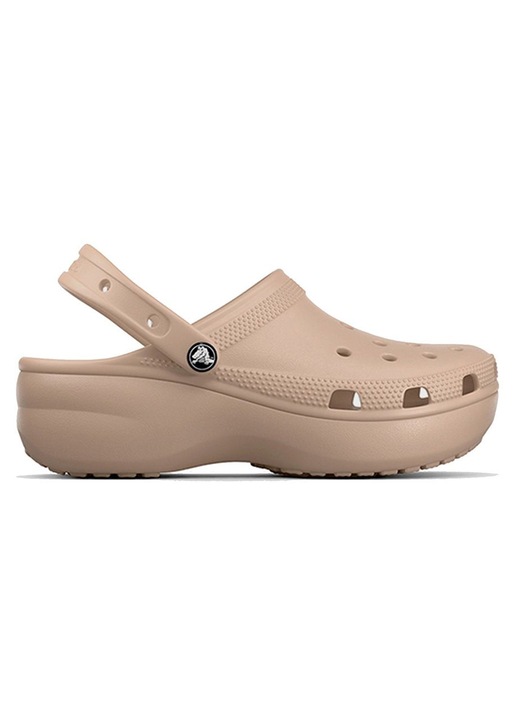Saboti Crocs Classic Platform W 206750-7AF, Femei, Bej