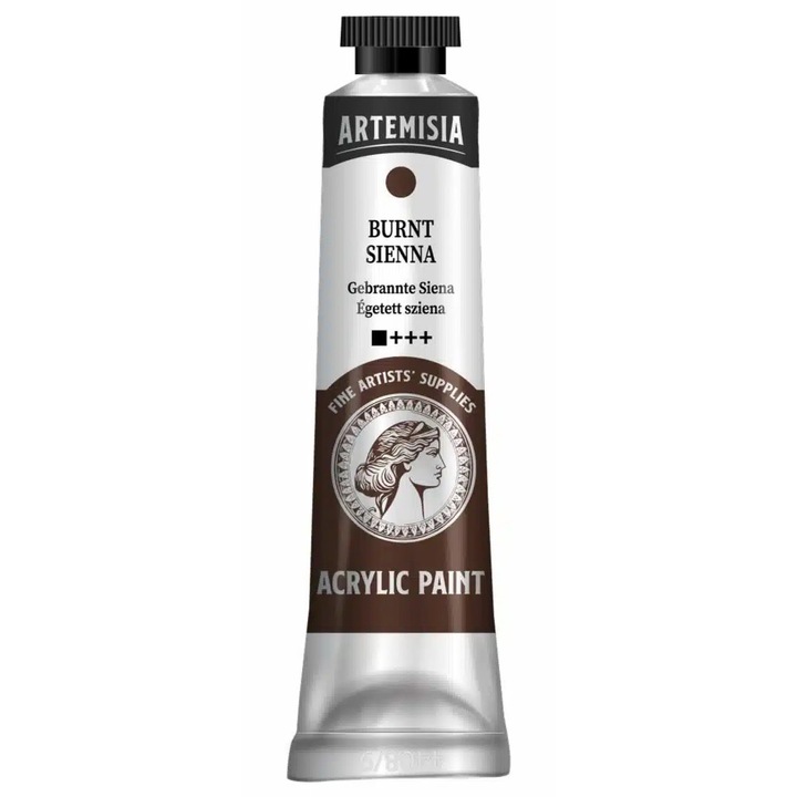 Vopsea acrilică Artemisia 20 ml siena arsă