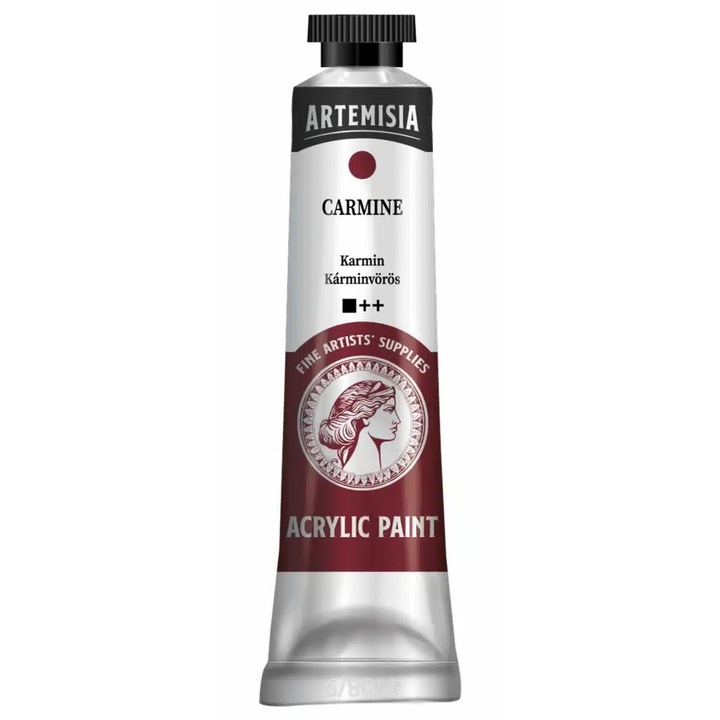 Artemisia vopsea acrilică 20 ml roșu carmin