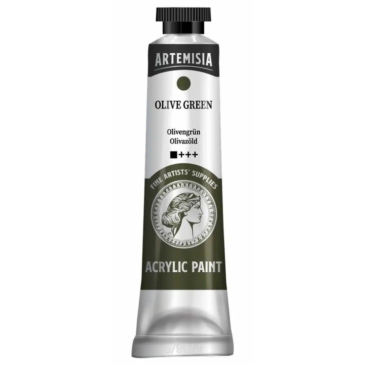 Artemisia vopsea acrilică 20 ml verde măsliniu