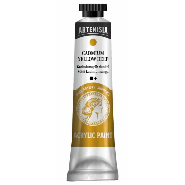 Artemisia akrilfesték 20 ml sötét kadmiumsárga