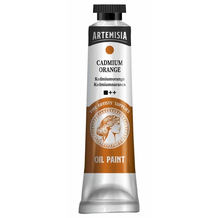 Vopsea în ulei Artemisia 20 ml portocaliu cadmiu