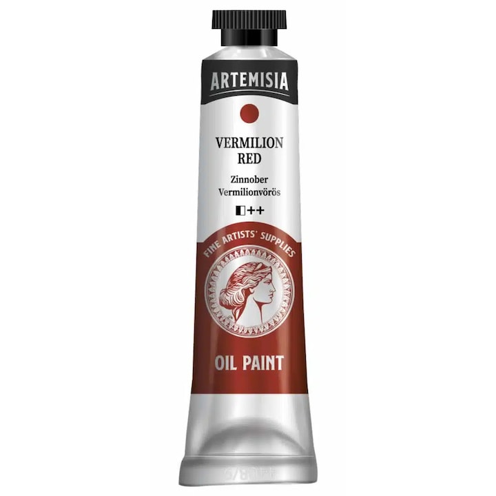 Vopsea în ulei Artemisia 20 ml roșu vermilion